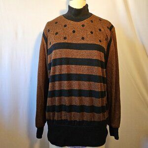 Vtg 80s Caron Components Sweater Sz Medium  Made in USA
